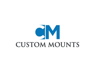 Custom Mounts logo design by BrainStorming