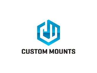 Custom Mounts logo design by zeta