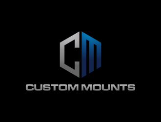 Custom Mounts logo design by p0peye