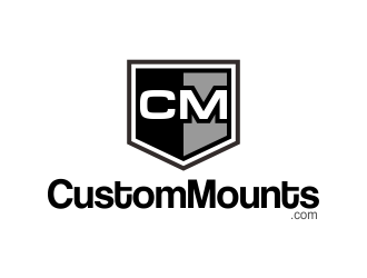 Custom Mounts logo design by AisRafa