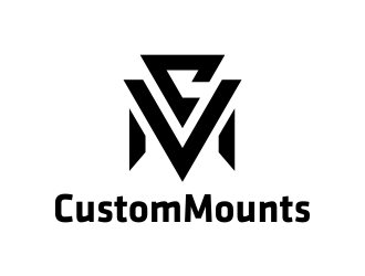 Custom Mounts logo design by AisRafa