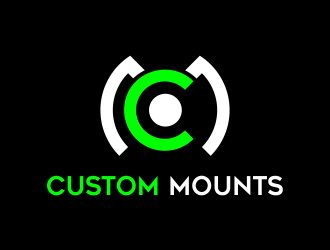 Custom Mounts logo design by AisRafa