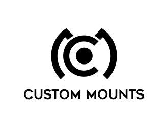 Custom Mounts logo design by AisRafa
