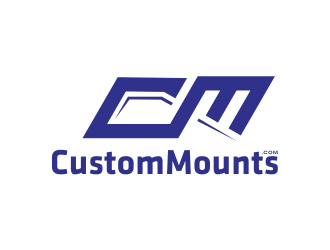 Custom Mounts logo design by AisRafa