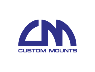 Custom Mounts logo design by AisRafa