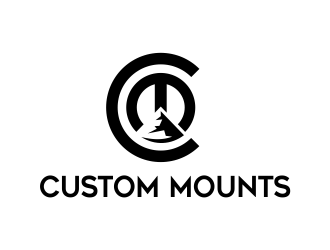 Custom Mounts logo design by AisRafa