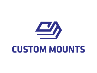 Custom Mounts logo design by AisRafa