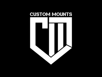 Custom Mounts logo design by beejo