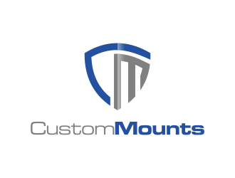 Custom Mounts logo design by qqdesigns