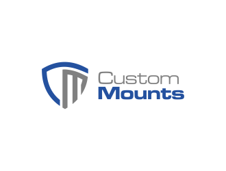 Custom Mounts logo design by qqdesigns