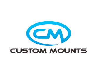 Custom Mounts logo design by creator_studios