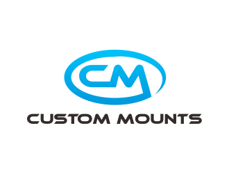 Custom Mounts logo design by creator_studios