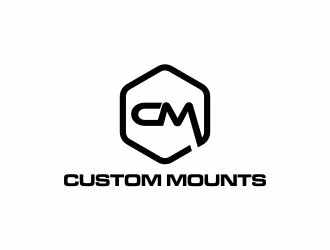 Custom Mounts logo design by eagerly