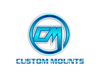 Custom Mounts logo design by perf8symmetry