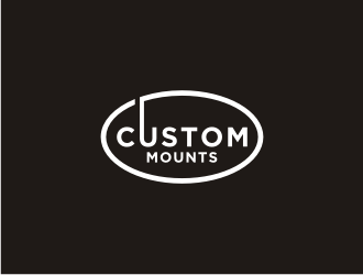 Custom Mounts logo design by bricton