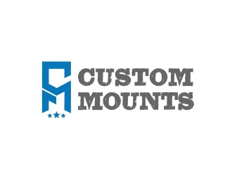 Custom Mounts logo design by Mardhi