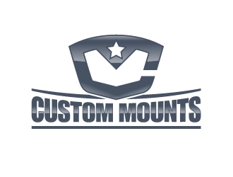Custom Mounts logo design by josephope