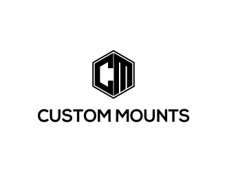 Custom Mounts logo design by oke2angconcept