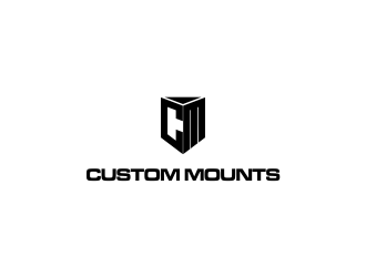 Custom Mounts logo design by oke2angconcept