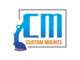 Custom Mounts logo design by adwebicon