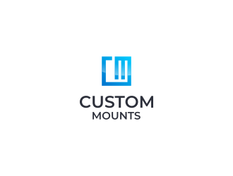 Custom Mounts logo design by Asani Chie