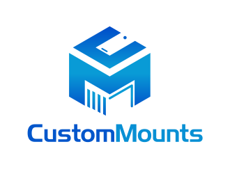 Custom Mounts logo design by serprimero