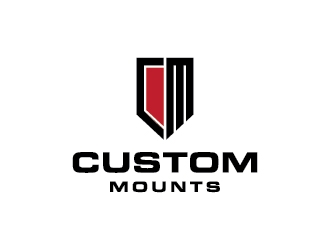 Custom Mounts logo design by Fear
