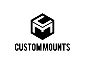 Custom Mounts logo design by Fear