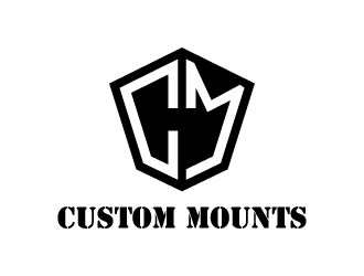 Custom Mounts logo design by maserik
