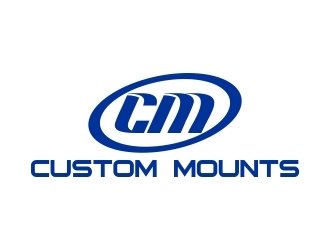 Custom Mounts logo design by naldart