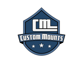 Custom Mounts logo design by Kruger