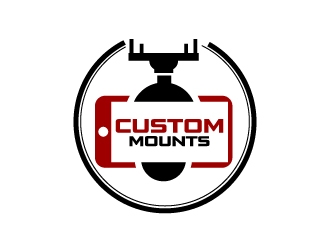 Custom Mounts logo design by Erasedink