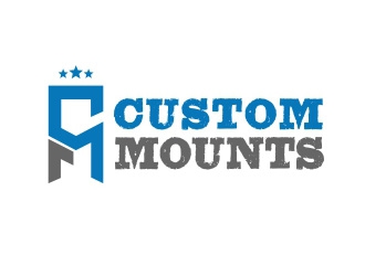 Custom Mounts logo design by Mardhi
