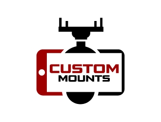 Custom Mounts logo design by Erasedink