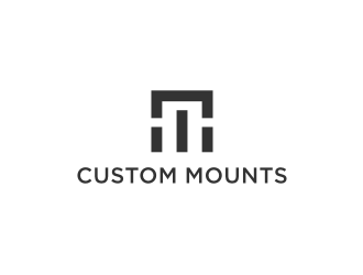 Custom Mounts logo design by asyqh