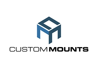Custom Mounts logo design by SteveQ