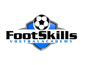 FootSkills Voetbalacademy logo design by ElonStark