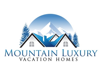 Mountain Luxury Vacation Homes logo design by Vincent Leoncito