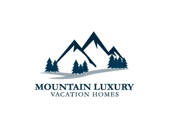 Mountain Luxury Vacation Homes logo design by budbud1