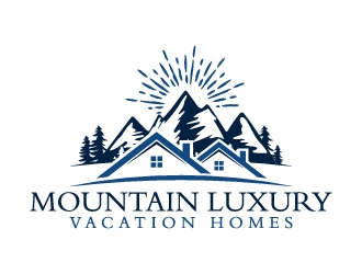 Mountain Luxury Vacation Homes logo design by karjen