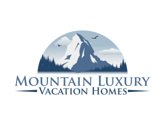 Mountain Luxury Vacation Homes logo design by Kruger