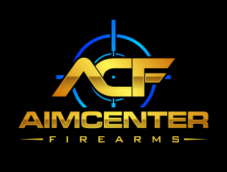 Aim Center Firearms logo design by Cekot_Art