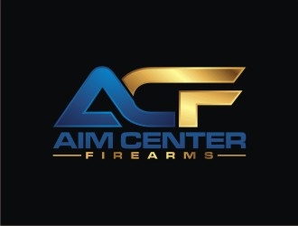Aim Center Firearms logo design by agil