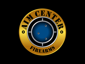 Aim Center Firearms logo design by Kruger