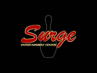 Surge Entertainment Center  logo design by Creativeminds