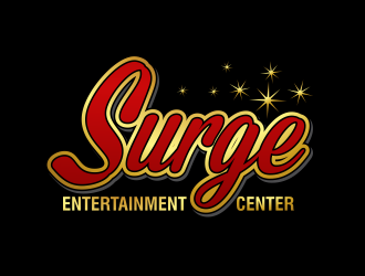 Surge Entertainment Center  logo design by agus