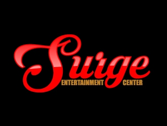 Surge Entertainment Center  logo design by ElonStark