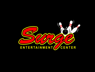 Surge Entertainment Center  logo design by perf8symmetry