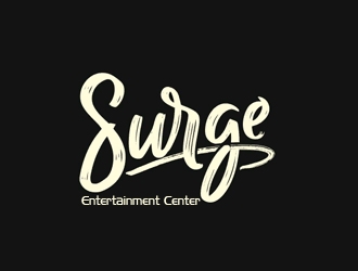 Surge Entertainment Center  logo design by samueljho