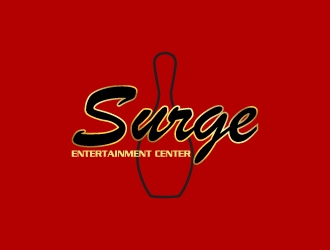 Surge Entertainment Center  logo design by Creativeminds